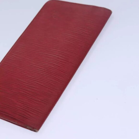 authenticity guaranteed LOUIS VUITTON Epi Wallet 9Set Red Yellow black - Picture 6 of 16